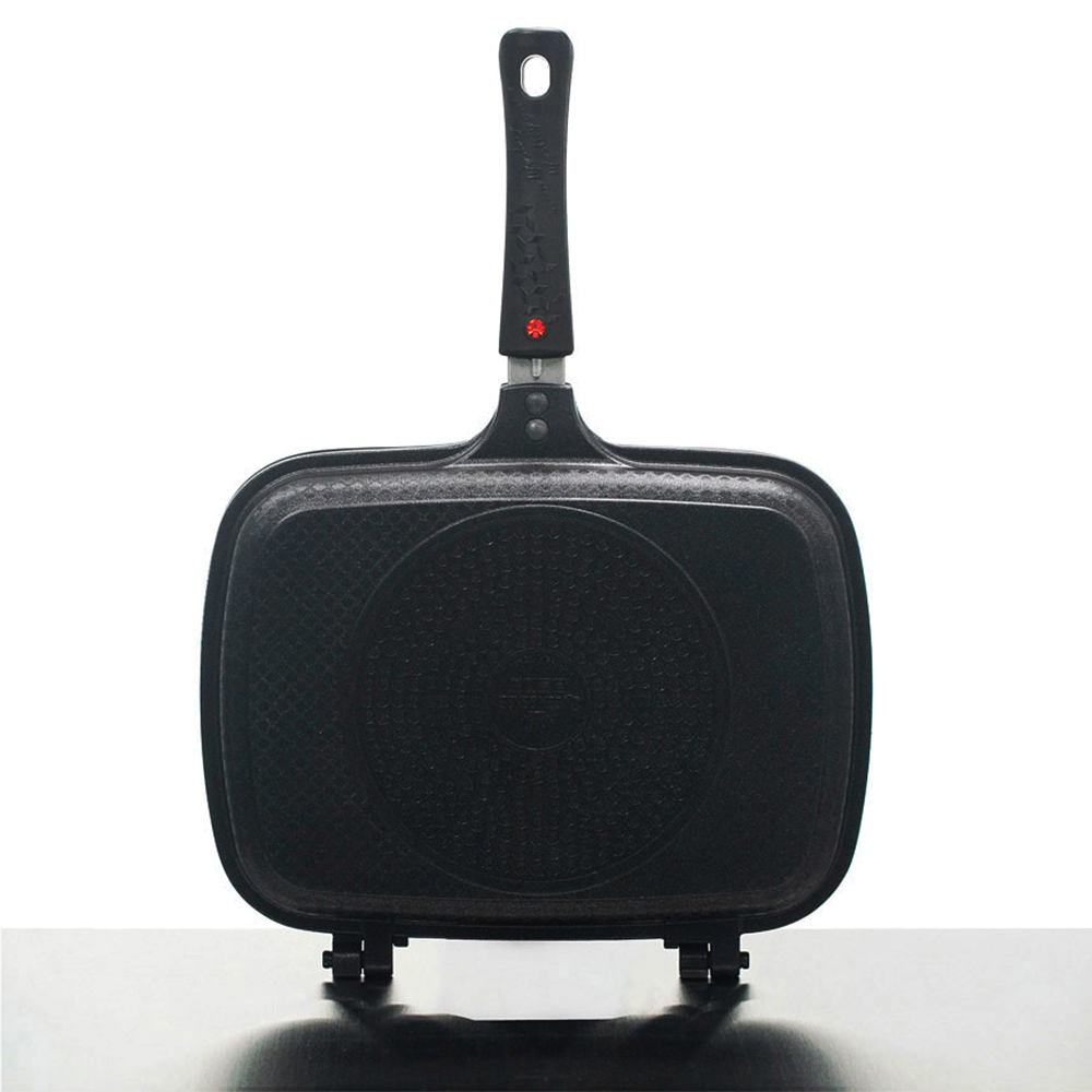 직화 양면팬 인덕션 하이라이트 가능 누룽지 생선구이 파니니 그릴 군고구마 만들기 팬 2종