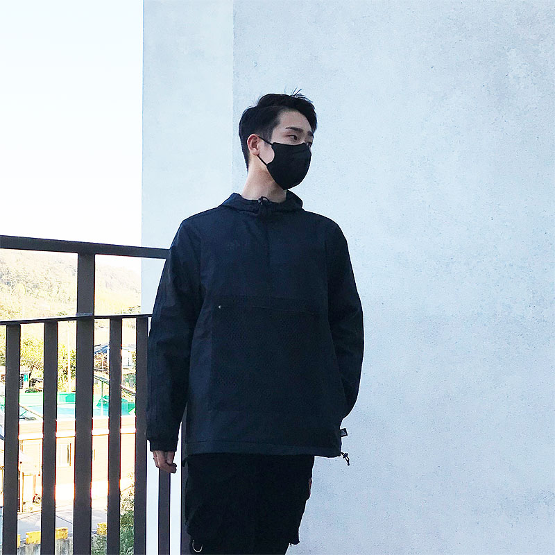 [시즌세일] 아디다스 남자 우븐 아노락 바람막이 윈드 브레이커 자켓 CW7423(블랙), XL - 상세 이미지 2