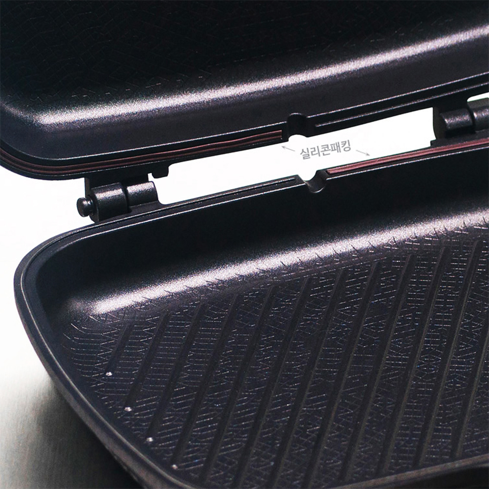 직화 양면팬 인덕션 하이라이트 가능 누룽지 생선구이 파니니 그릴 군고구마 만들기 팬 2종