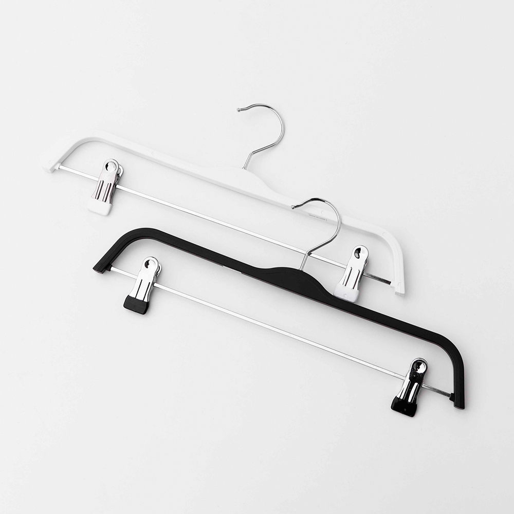 모던 플라스틱 가벼운 논슬립 치마옷걸이 집게바지걸이 낱개