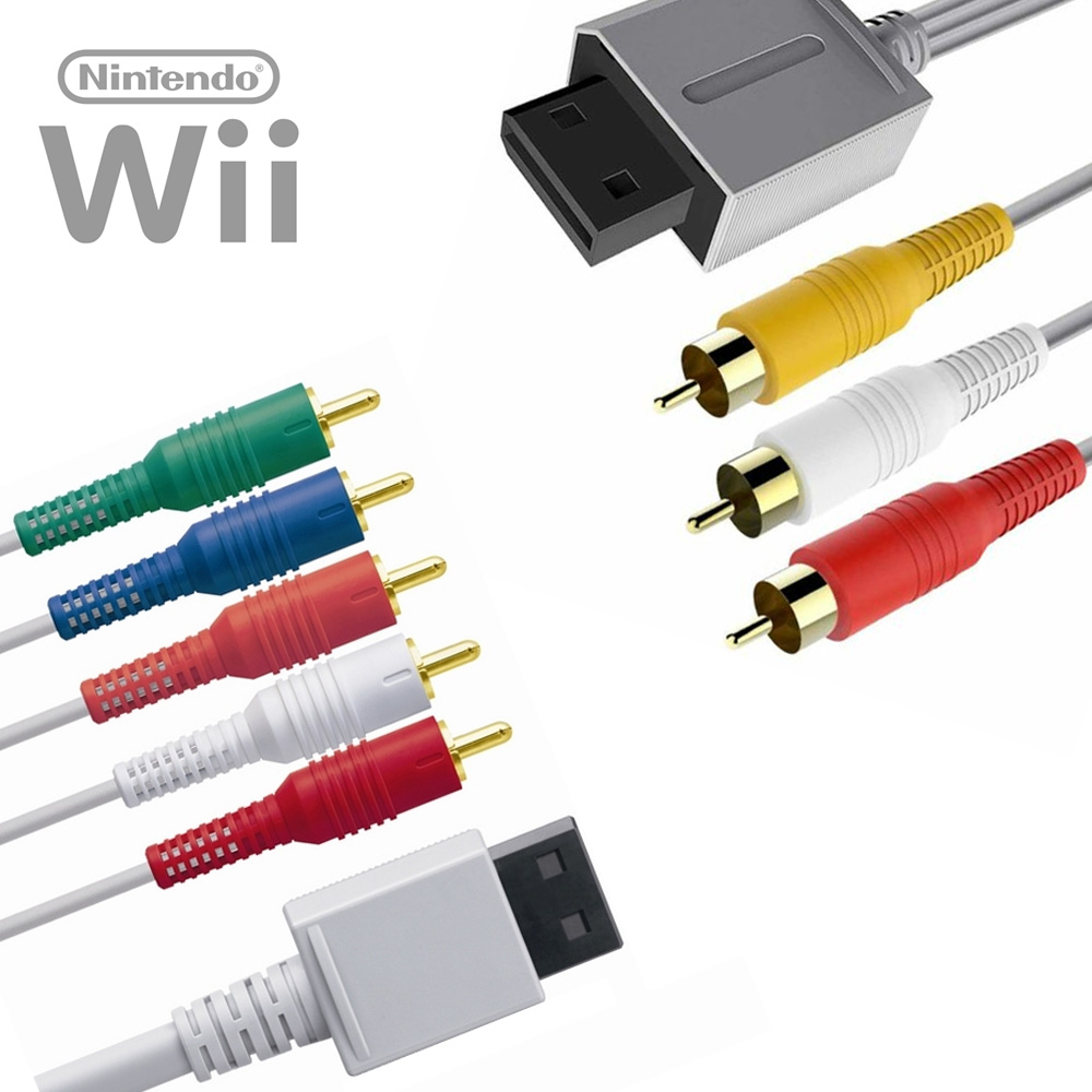 닌텐도 Wii 컴포넌트 케이블 TV 연결법 호환 팁 리뷰