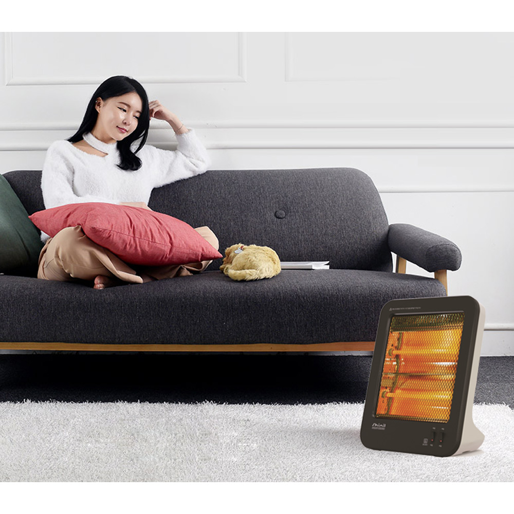 신일 미니 소형 전기 히터 가정용 사무실 SEH-NB300WS 석영관