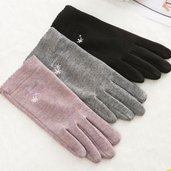 N4010 터치 장갑 부드러운 얇은 스마트폰 여성 남성 겨울 기모장갑 호주캐시미어 벨벳 방한 양모 극세사