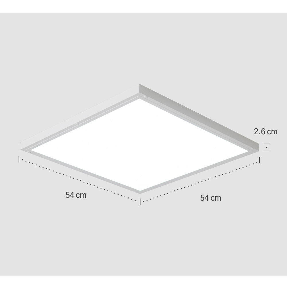LED 데이온 슬림 직하 엣지 평판조명 540 x 540 50W 슬림방등 - 상세 이미지 2