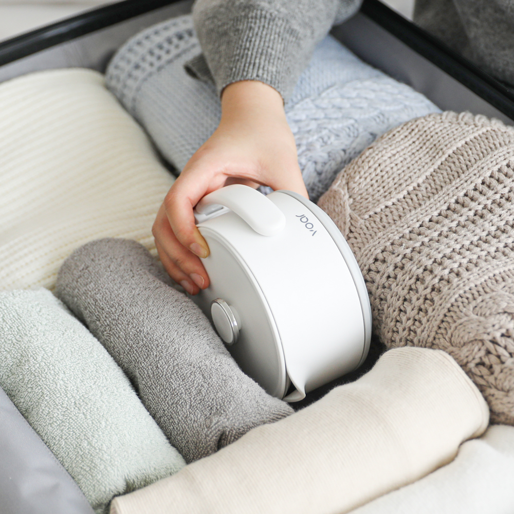 보아르 이지전기포트M1 접이식 분유포트 휴대용 커피 미니 여행용 온도조절