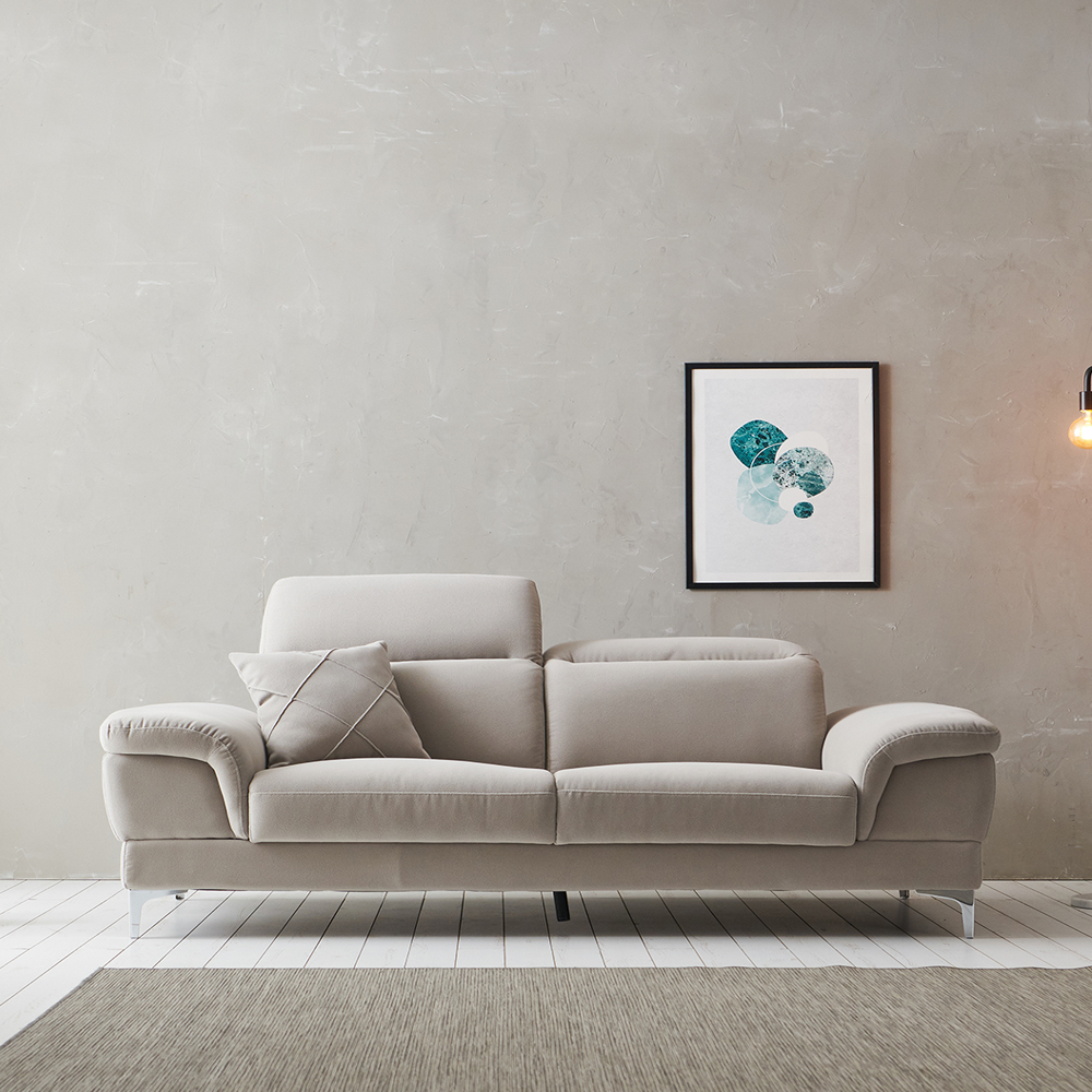 서광퍼니처 3인용아쿠아텍스 이지클린 사하라 패브릭 소파