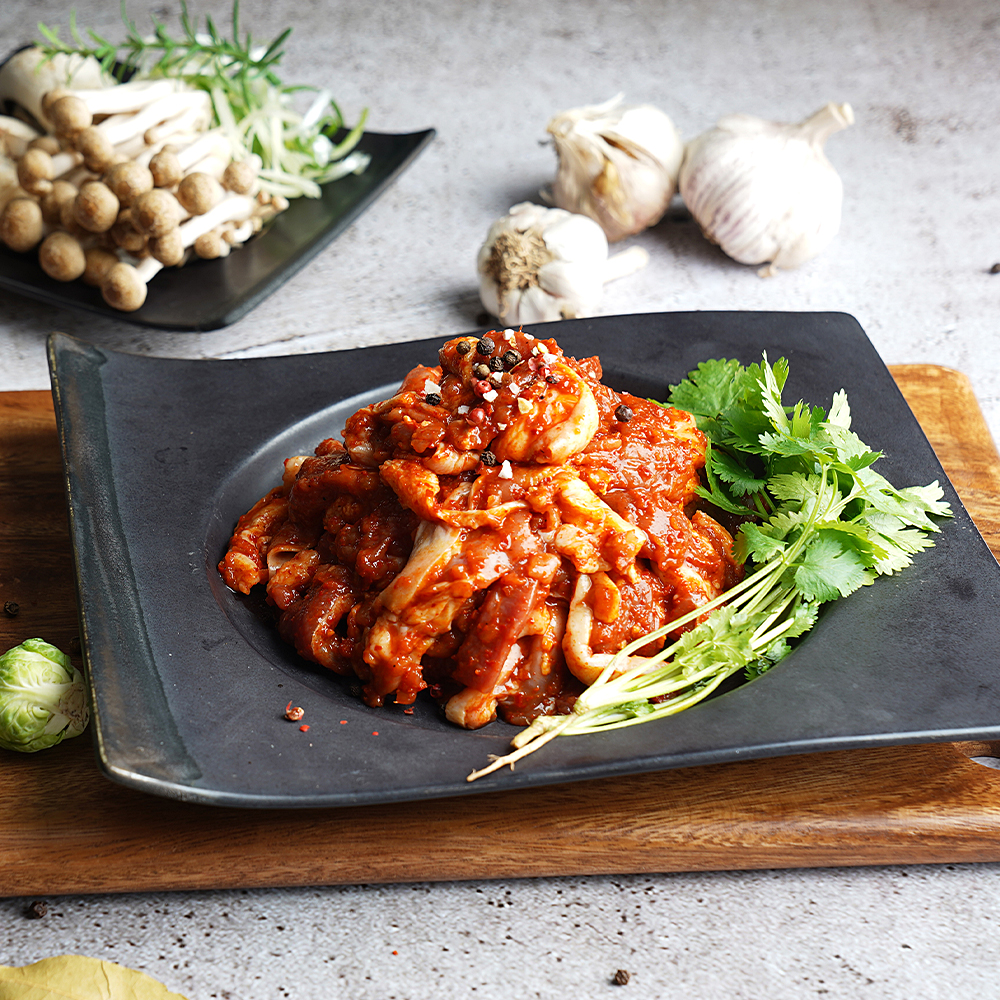 순우리 양념 오리불고기 오리주물럭 구이 1kg 국내산 냉장 생오리 신선육 오리고기