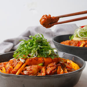 순우리푸드 춘천 닭갈비 1 kg 3인분 국내산 냉장 닭다리살 양념 숯불 ... 맛있게 먹은 솔직 후기 - 상품 이미지 1