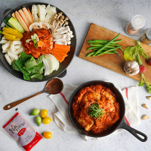 순우리푸드 춘천 닭갈비 1 kg 3인분 국내산 냉장 닭다리살 양념 숯불 ... 맛있게 먹은 솔직 후기 - 상품 이미지 2