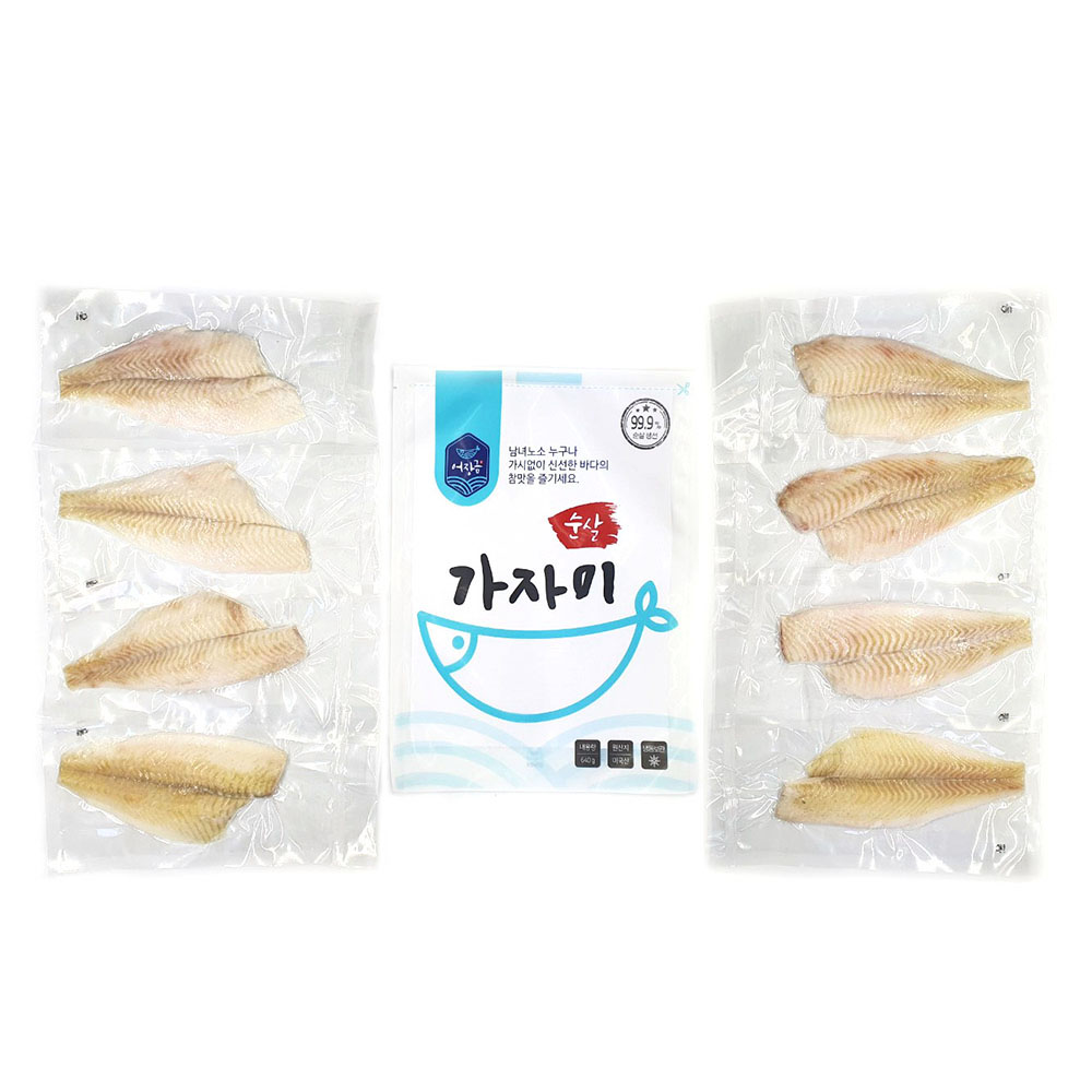 가자미 순살 가시제거 99.9% 무염 640g 어장금 이미지 6