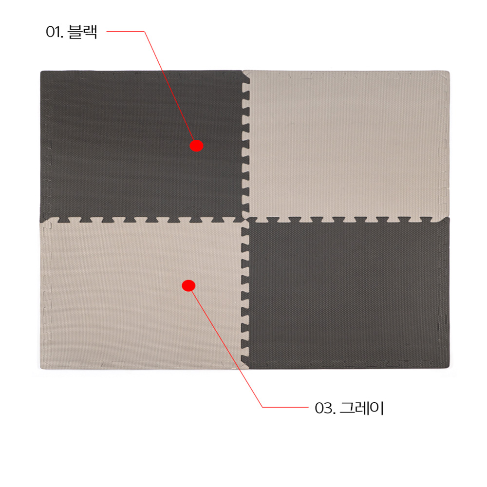 방음 소음방지 홈짐 충격흡수 실내자전거 운동기구 매트 퍼즐 이미지 6