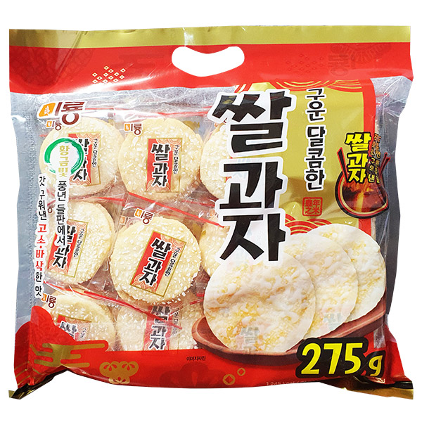 미룡 구운 달콤한 쌀과자 대용량 수입 과자 275g