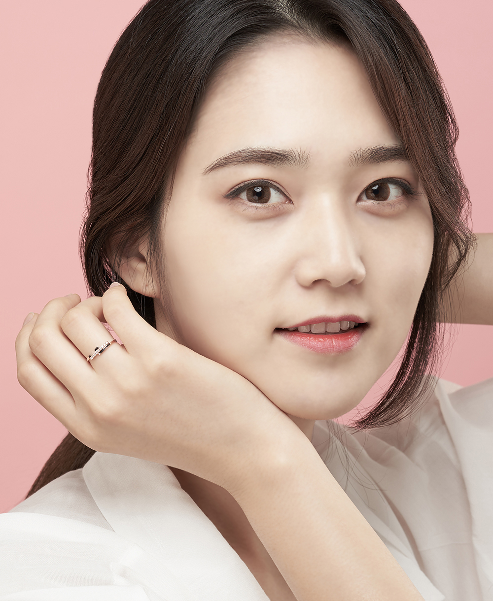 14k 18k 데일리 애끼 우정 가드링 세줄 포인트 열송이 실 금반지 와이프 아내 생일 선물 - 상세 이미지 3