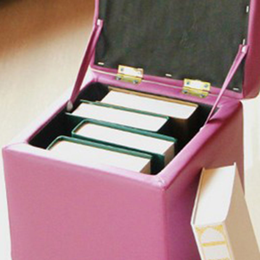 진저 수납의자 화장대스툴 보조 STOOL 스텝 스톨 미니 사각 벤치