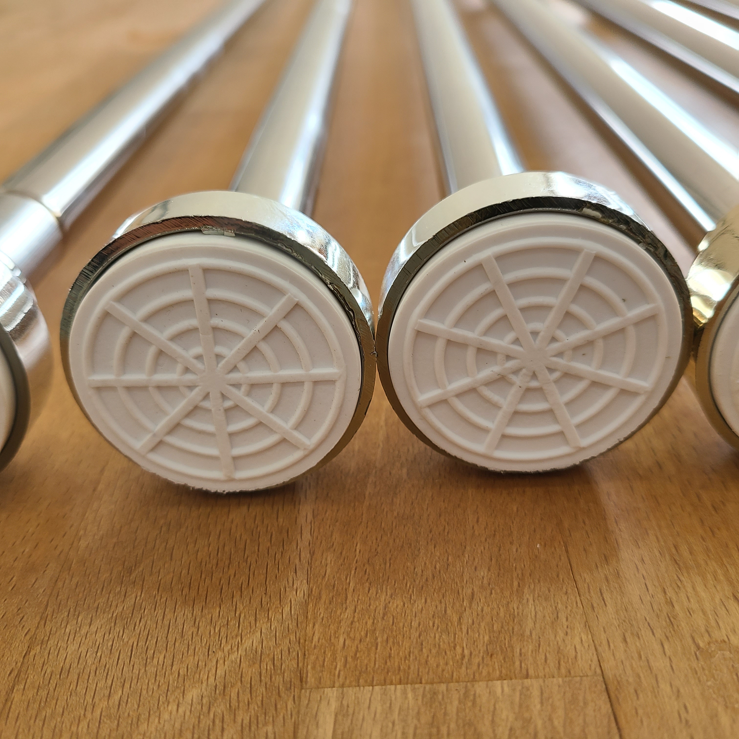 22mm 초강도 스텐 커튼봉 미끄럼방지 압축식 길이조절 봉 55-85cm