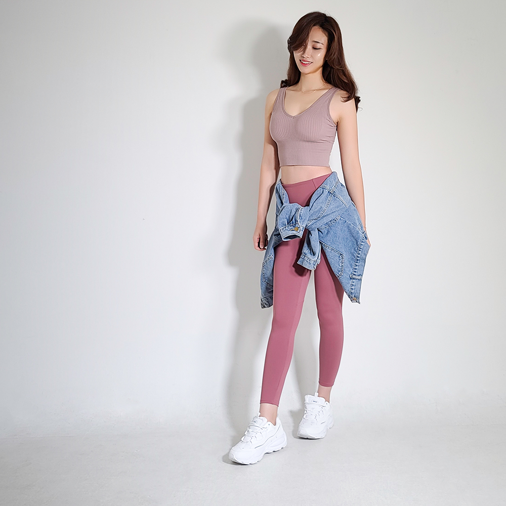 여성 필라테스복 요가 패턴레깅스 무빙 힙업 피트니스 스포츠레깅스 3컬러 - 상세 이미지 3