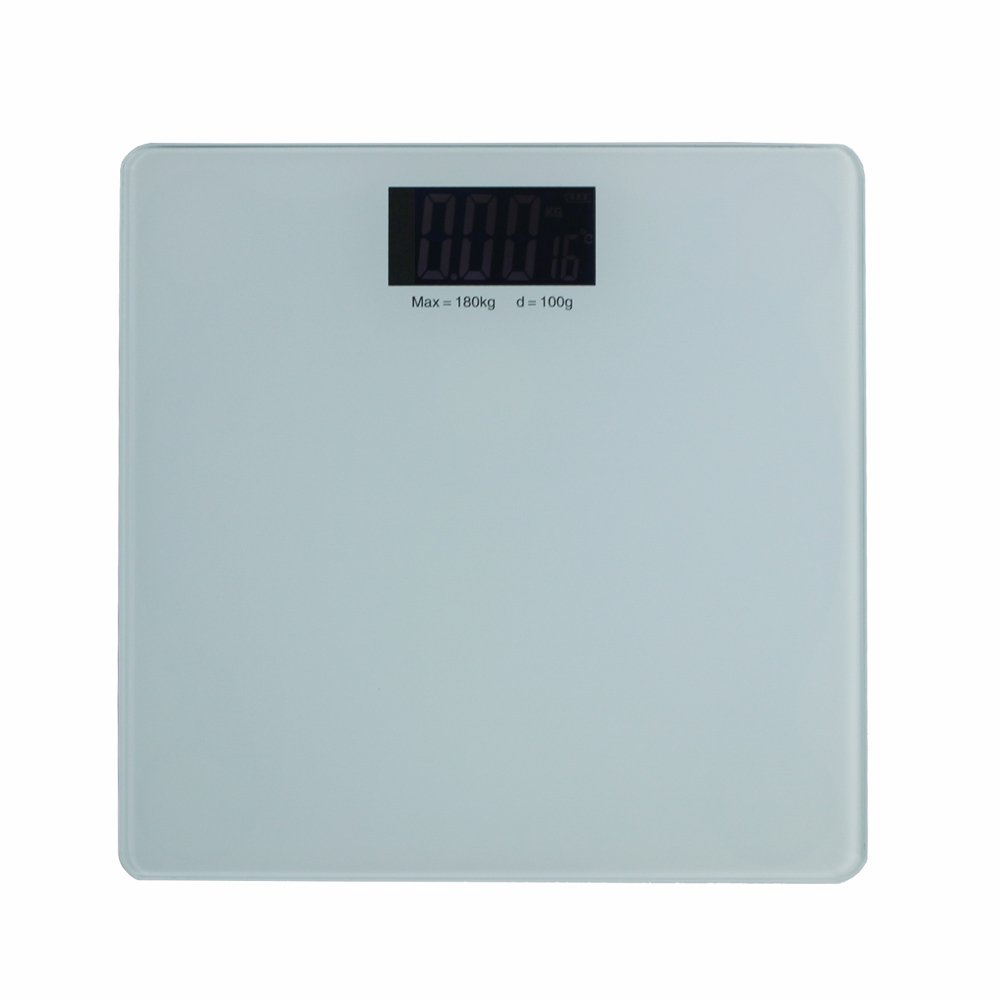 노바리빙 컬러 백라이트 사각 미니 체중계 LCD 블랙 몸매관리