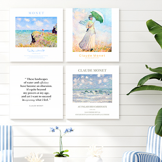 두꺼비집가리개 단자함 배전함 커버 클로드 모네 소형 - 상세 이미지 3