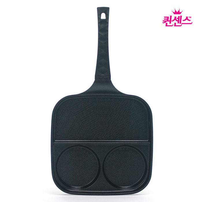 퀸센스 모아 사각 나눔팬 / 에그팬 / 프라이팬 / 브런치팬 27cm - 상세 이미지 3