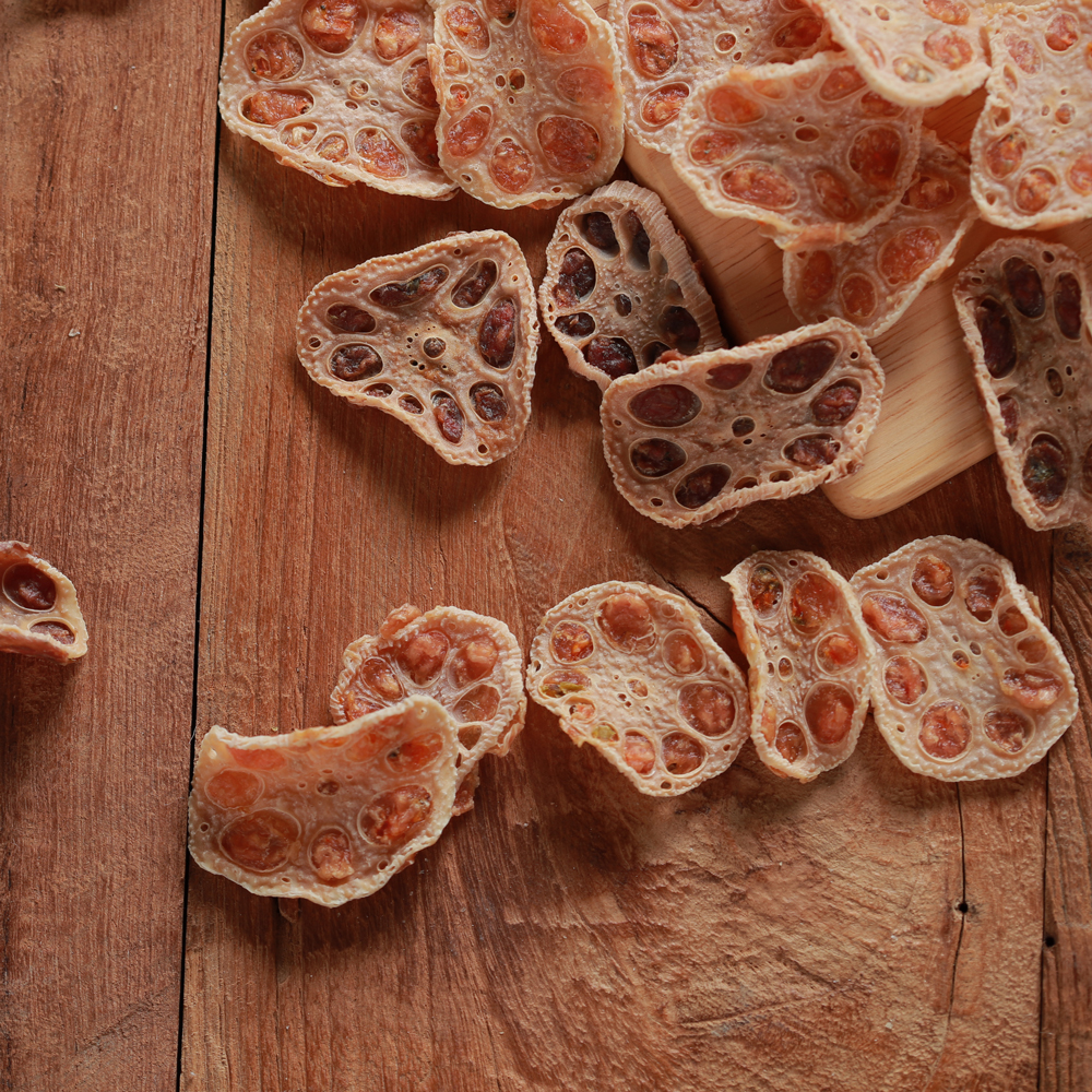 간식곳간 수제간식 연근칩 햇연근 피로회복 감기예방 연근+오리, 50g, 1개 이미지 4