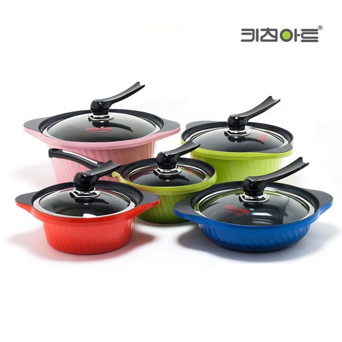 키친아트 Y 통주물 세라믹 냄비 / 양수 28cm 찜판 포함 - 상세 이미지 2