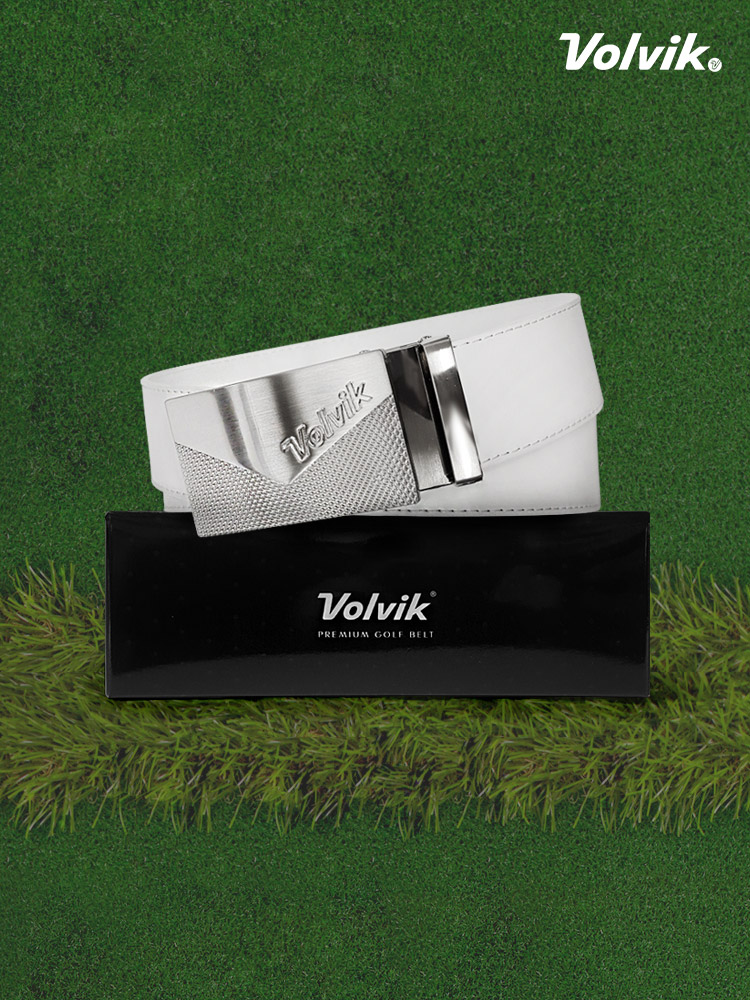 [바로스포츠] 남자골프벨트 볼빅 엠보 빅버클 남자허리띠 골프악세사리