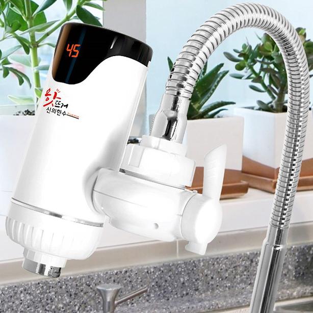 가정용 전기 순간 온수기 욕실 수도꼭지 순간 온수기 가로형
