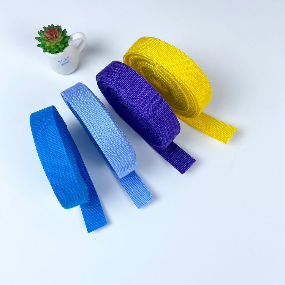 20mm 잔골이중직 폴리웨이빙끈 리드줄 가방끈 (450cm) 이미지 2