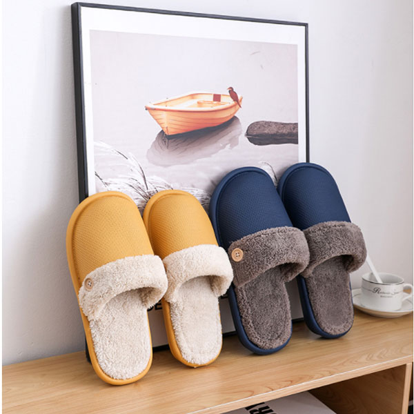 EVA 털 실내화 따듯한 겨울 슬리퍼 퍼 거실화 탈부착 방수 방한 사무실 실내 층간소음