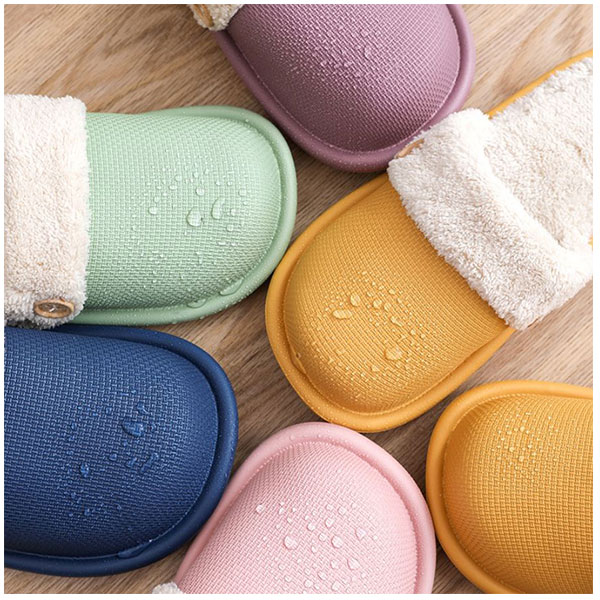 EVA 털 실내화 따듯한 겨울 슬리퍼 퍼 거실화 탈부착 방수 방한 사무실 실내 층간소음