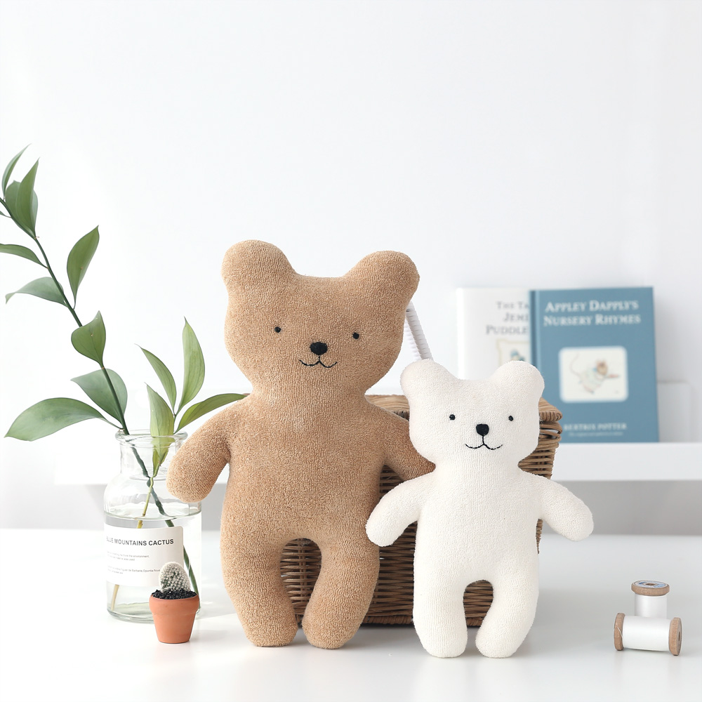 오가닉 곰 루루 미디엄 애착 인형 만들기 태교바느질 DIY 키트 - 상세 이미지 5