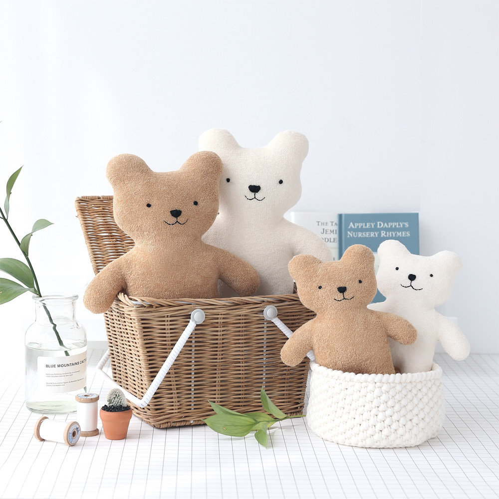 오가닉 곰 루루 미디엄 애착 인형 만들기 태교바느질 DIY 키트 - 상세 이미지 4