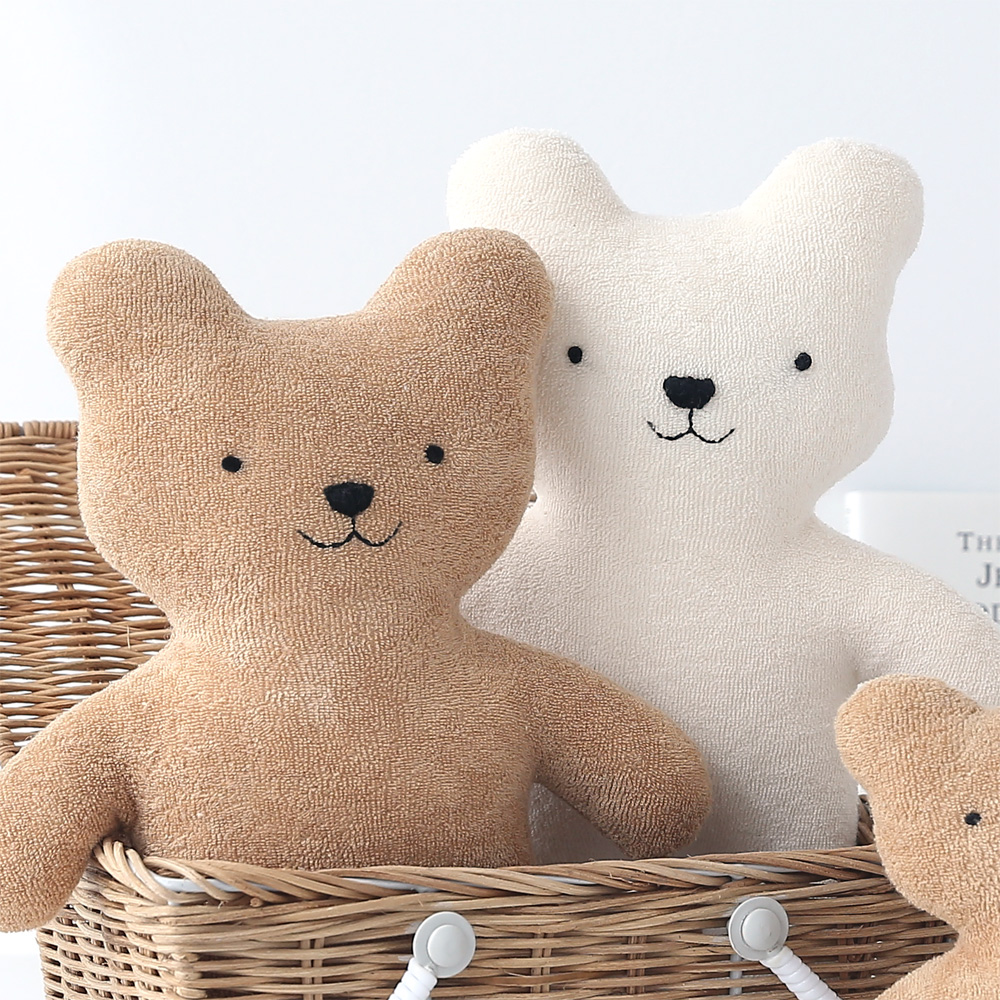 오가닉 곰 루루 미디엄 애착 인형 만들기 태교바느질 DIY 키트 - 상세 이미지 2