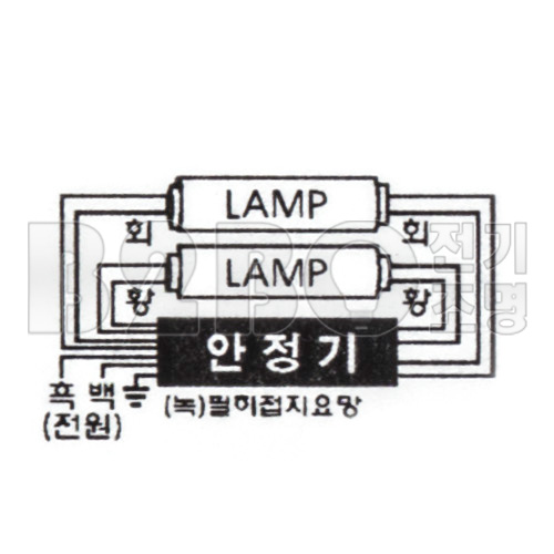 살균램프 안정기 FL 6W 2등 SM-F2062 소독기 칫솔살균 - 상세 이미지 2