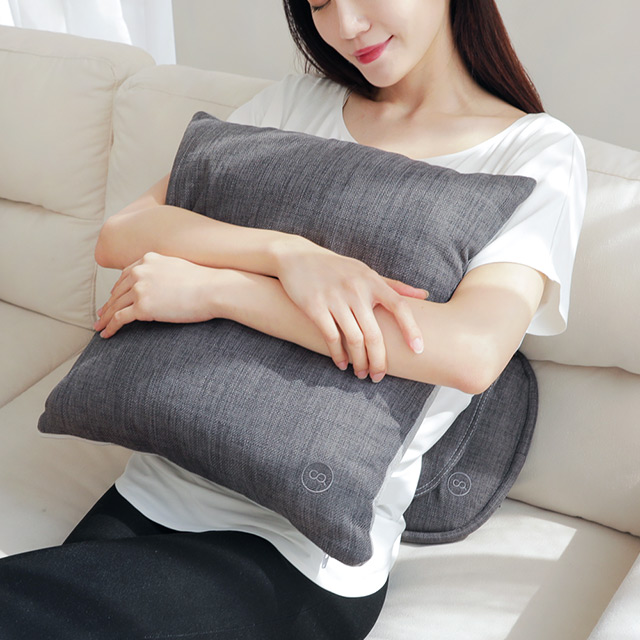 오아 쿠션 안마기 L 무선 미니 쿠션형 마사지 기계 목 어깨 종아리 허리 전신 마사지기 - 상세 이미지 4