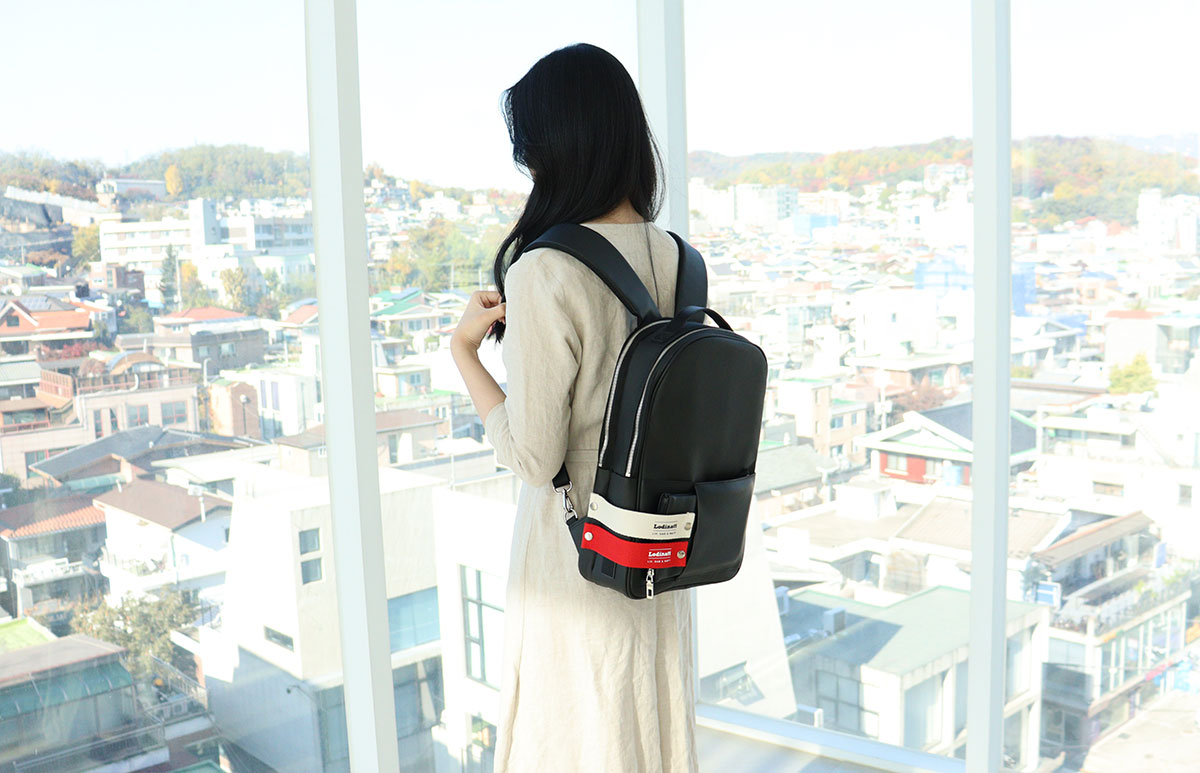 로디나트 클러치 백팩 크림, 직장인 대학생 3웨이 노트북 비즈니스 멀티백