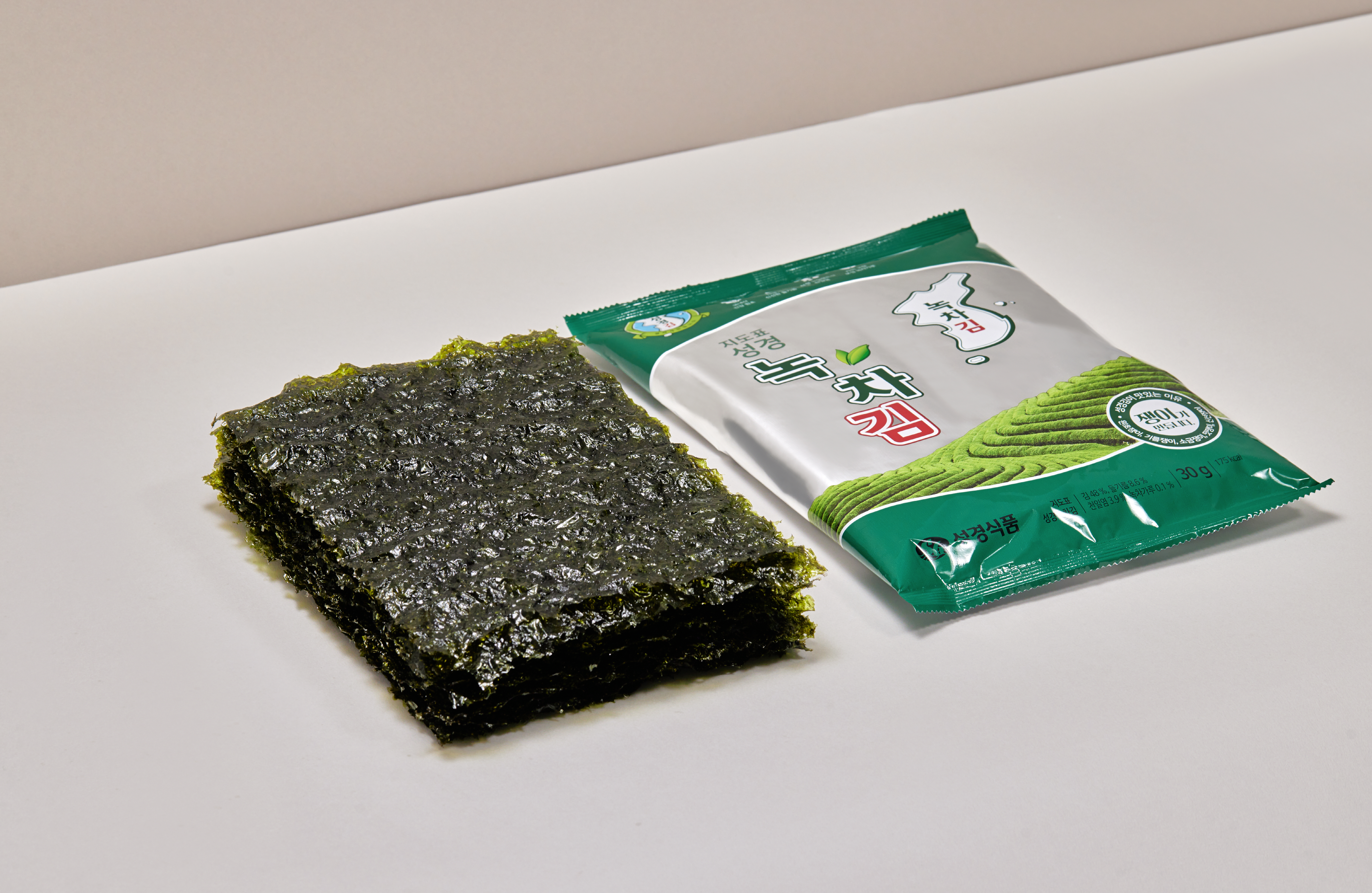 [성경김본사] 지도표 잘라먹는 녹차 전장김 30g, 20개 - 상세 이미지 2
