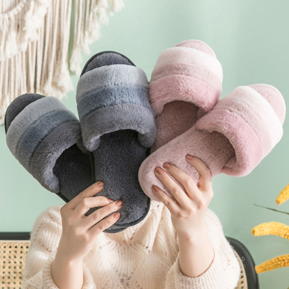 송강 층간소음방지 겨울 쿠션 털 거실화 거실 실내화 실내 슬리퍼