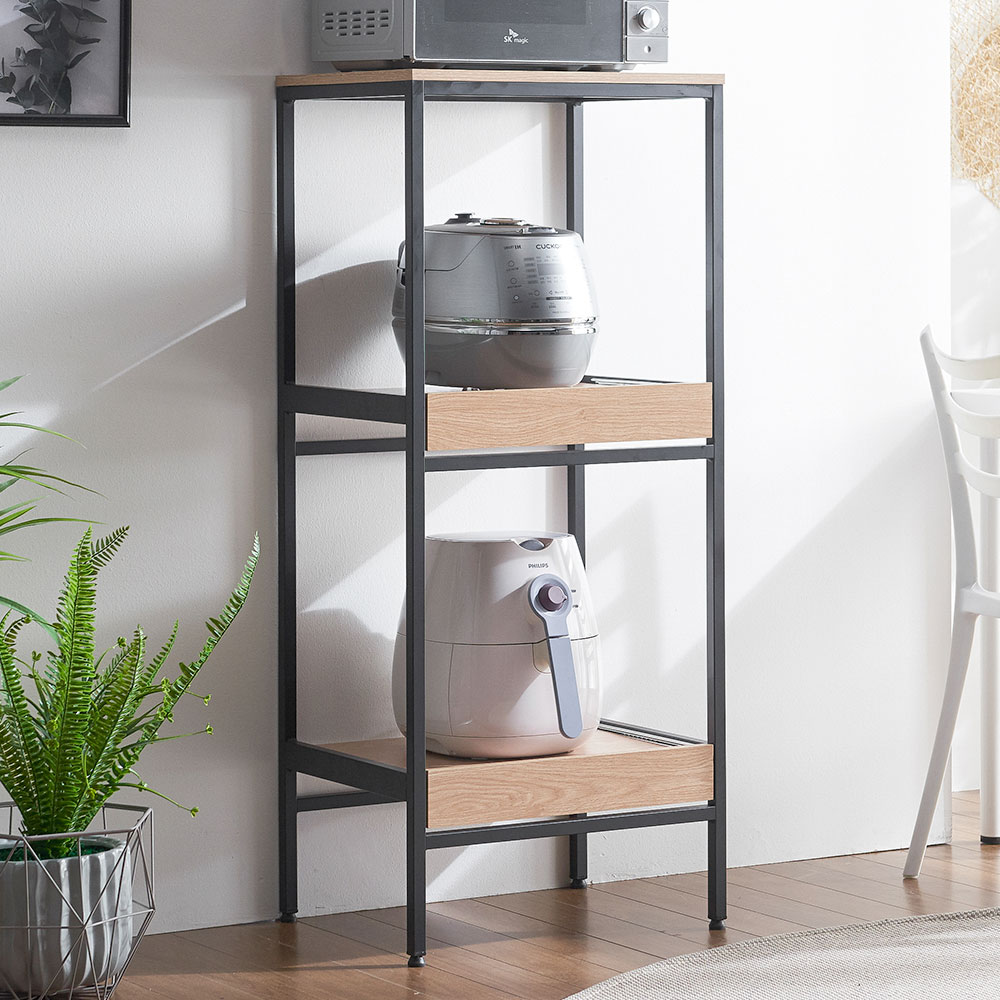 코인 500 주방 전자 렌지대 에어프라이어 밥솥 다이 수납장 밥통 정리대 렌지장