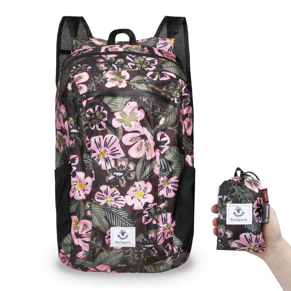 폴딩백팩 24L 초경량 백팩 휴대용 접이식가방 등산 레저 하이킹 리빙플라워