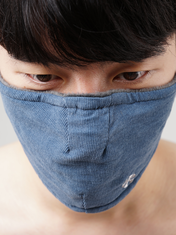 코듀로이 방한 마스크 겨울 패션 스포츠 마스크 이미지 6