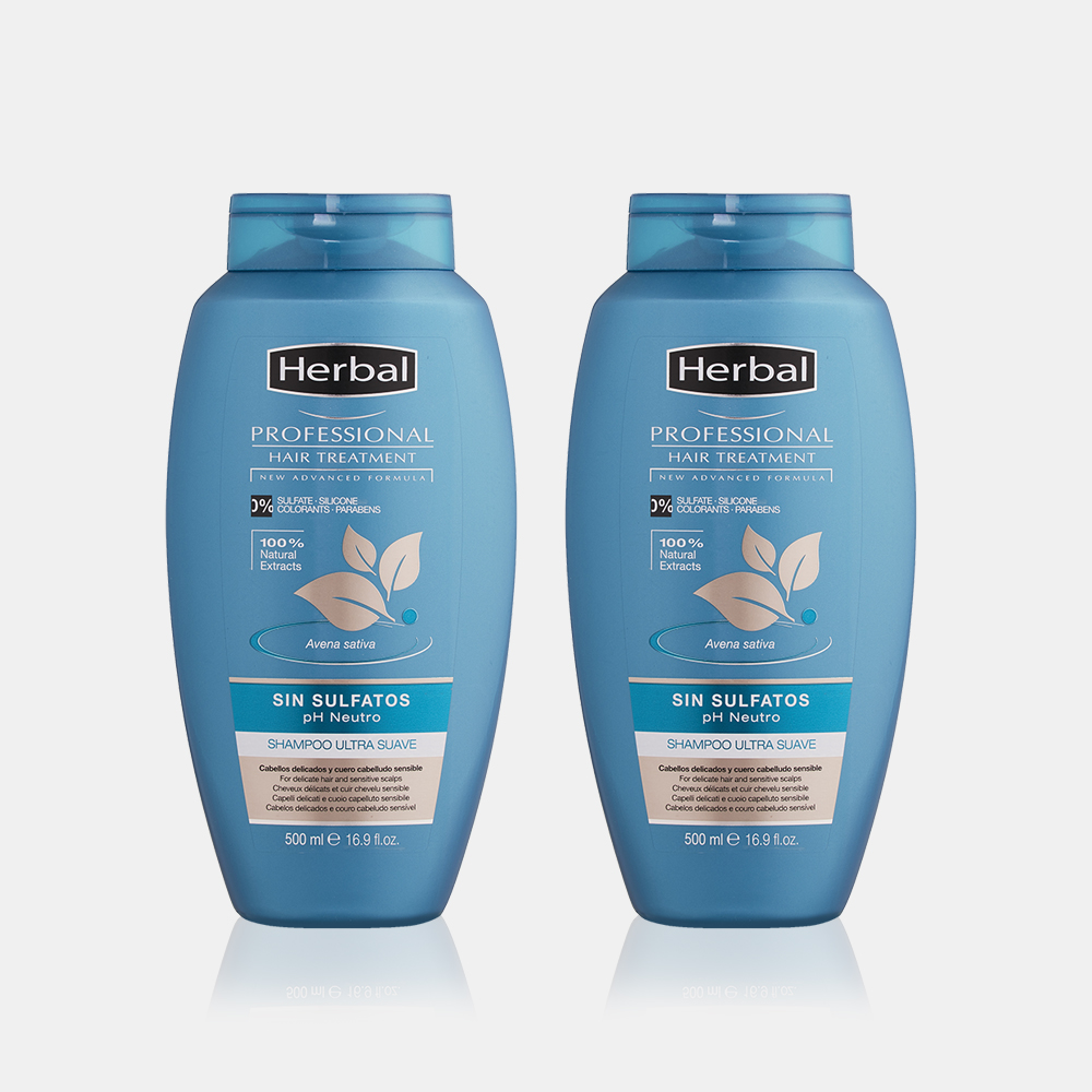 설페이트 없는 프리 샴푸 허벌히스패니아 계면활성제없는 지루성두피염 500ml, 2개