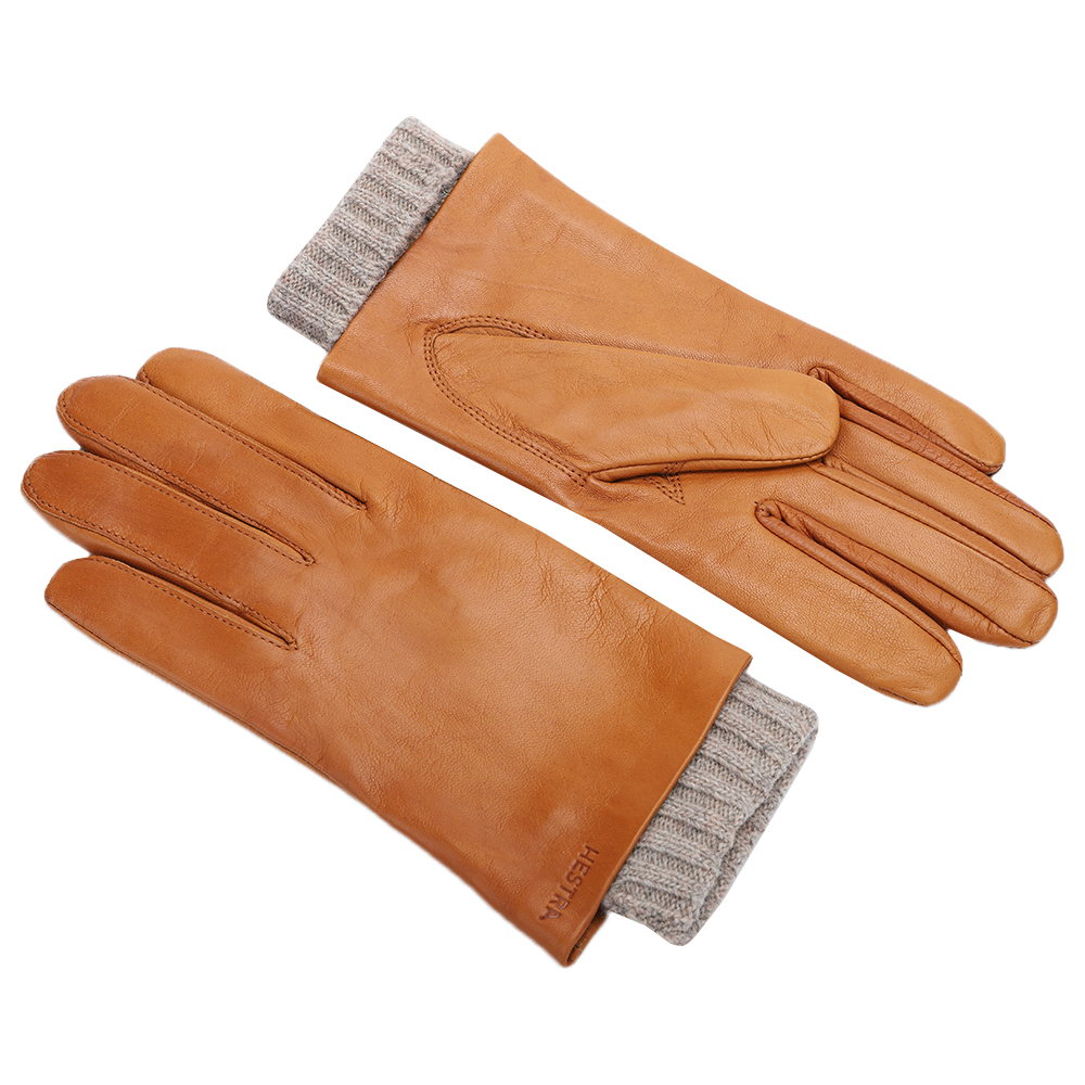 헤스트라 메간 헤어쉽 양가죽 코르크 14490 710- 여자 여성 겨울 가죽 장갑