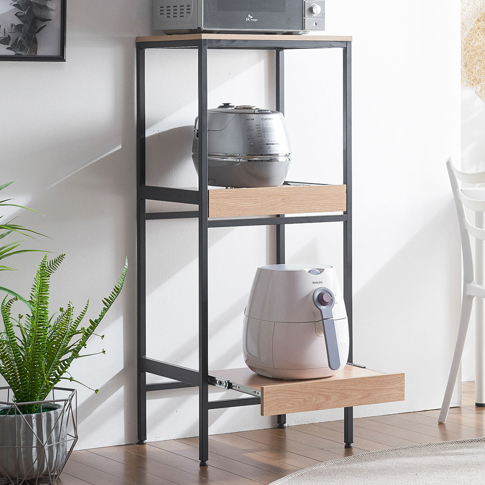 코인 500 주방 전자 렌지대 에어프라이어 밥솥 다이 수납장 밥통 정리대 렌지장