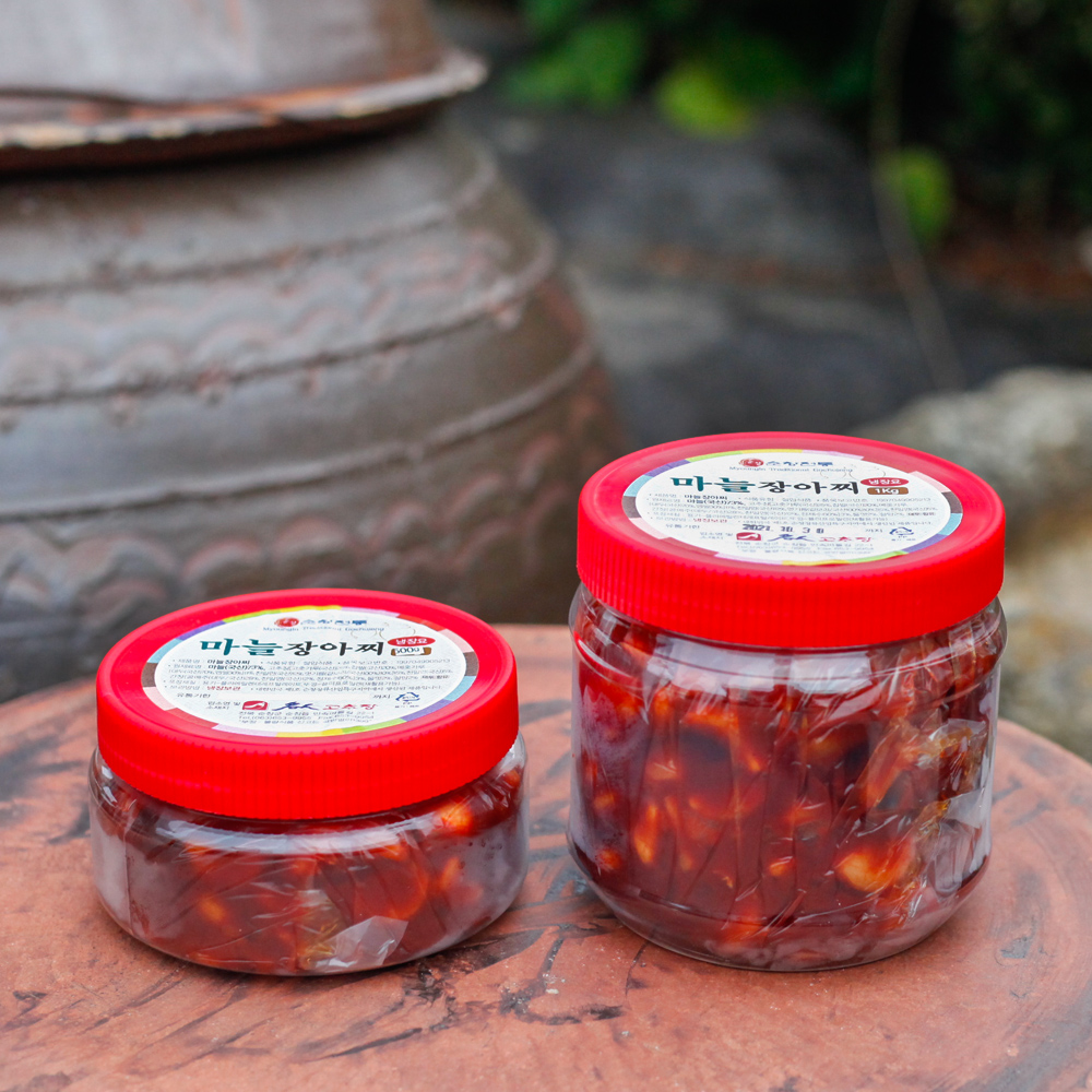 깐마늘장아찌 고추장 마늘 장아찌 국산 짱아찌 순창 박현순 명인 500g, 1개 - 상세 이미지 3