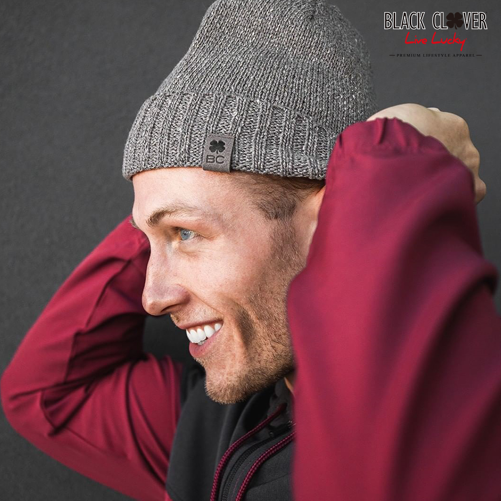 블랙클로버 골프털모자 겨울골프모자 남성 여성 코디 비니 그레이