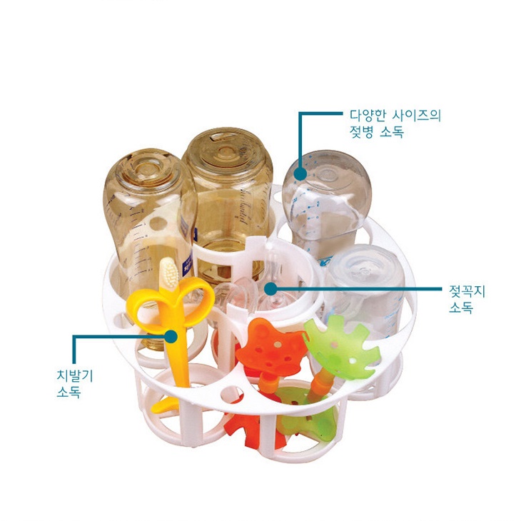 젖병 열탕 소독 냄비 세트 치발기 살균 삶는 스테인레스 통 24cm - 상세 이미지 2