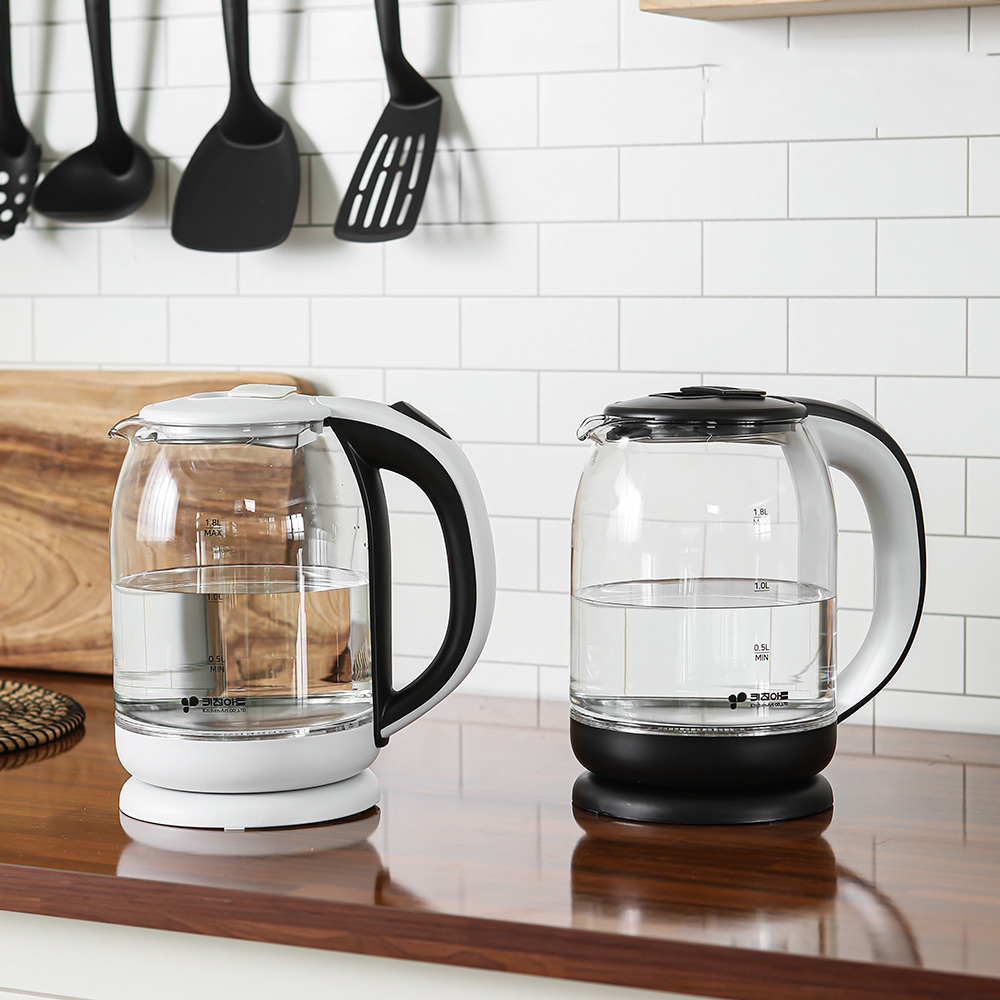 키친아트 유리티팟 무선 전기 주전자 내열 전기포트