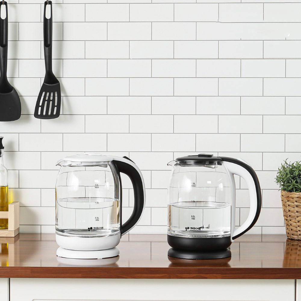 키친아트 유리티팟 무선 전기 주전자 내열 전기포트