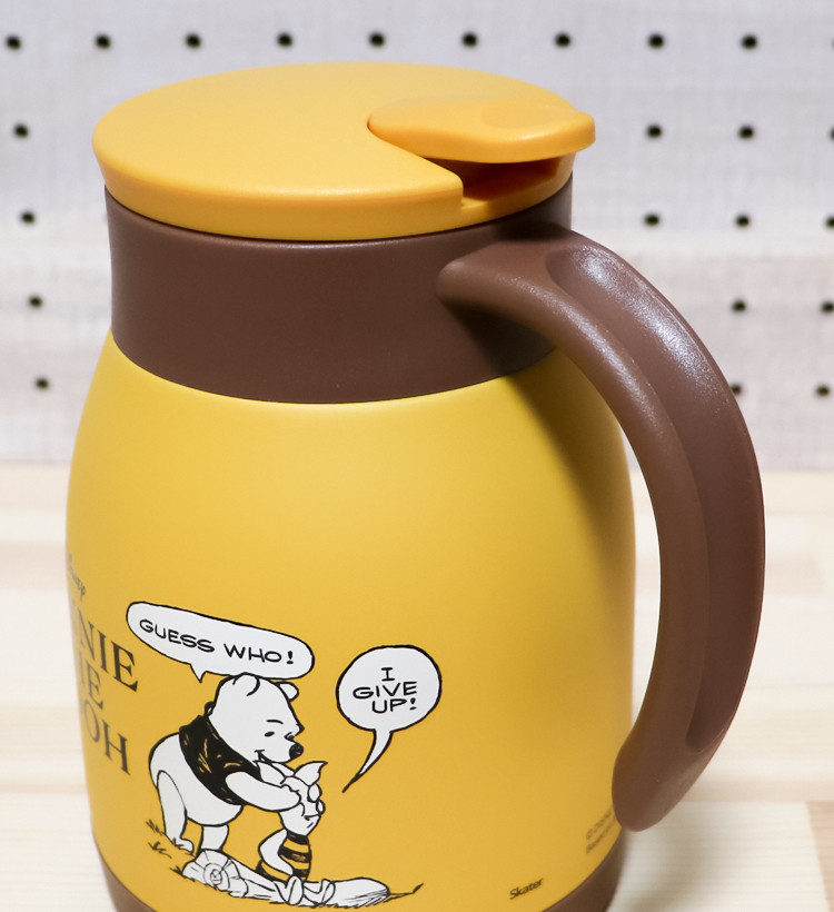스케이터 캐릭터 스테인리스 진공 포트 600ml (미키, 곰돌이푸, 도라에몽, 키티, 스누피) - 하카타몰